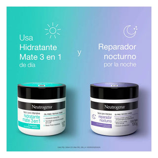 Neutrogena Crema Hidratante Facial Mate 3 en 1  Care Intensive 100g