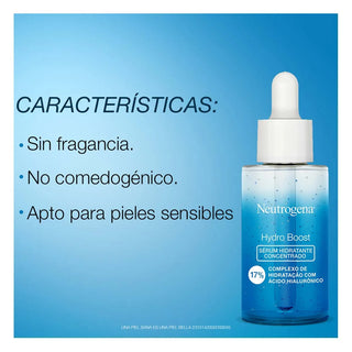 Neutrogena Serum Hidratante Concentrado Facial  Hydro Boost 30ml