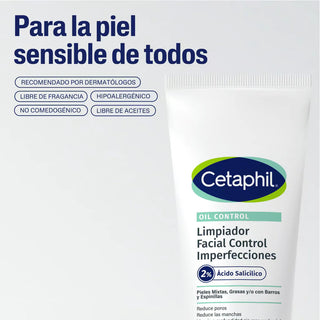 Cetaphil Oil Control Limpiador Facial Control Imperfecciones 236ml