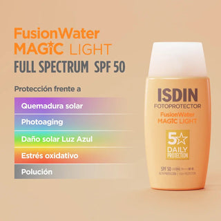 Isdin Fotoprotector Fusion Water Color Light Spf50+ 50ml