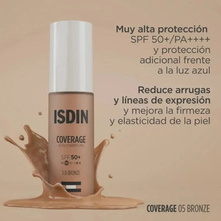 Isdin FP Coverage Tono 5 Bronze SPF50 Protector Solar con Color 30ml