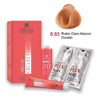 Arual Tinte N° 8.83 - Rubio Claro Marrón Dorado 60ml