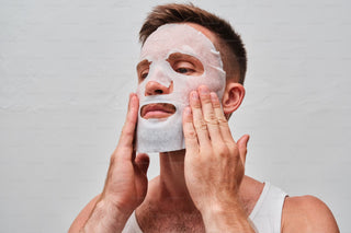 Iroha Nature Mascarilla Facial Natural Vitamina Para Hombres Tisu