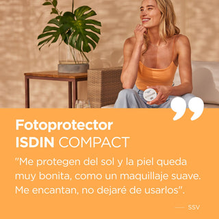 ISDIN Fotoprotector  50+ Compacto Color Arena 10 gr