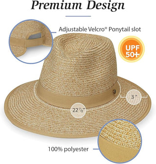 Wallaroo Sombrero con Protección Solar UPF50+ Gaby Beige