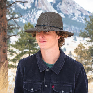 Wallaroo Sombrero con Protección Solar UPF50+ Logan Dark Brown Talla M/L