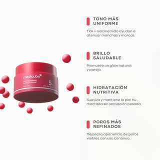 Medicube Txa Niacinamide Capsule Cream Hidratante Facial Aclarante y Exfoliante 55g
