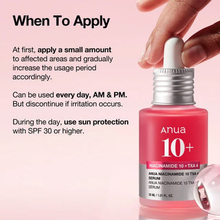 Anua Niacinamide 10% + TXA 4% Sérum 30ml