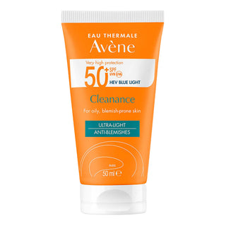 Avene Cleanance Protector Solar FPS50+ Para Piel Grasa 50ml
