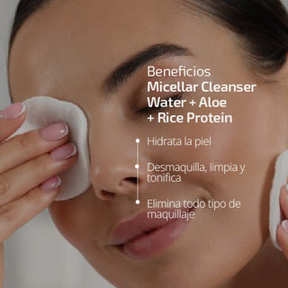 Baukem Micellar Cleanser Water + Aloe + Rice Protein 250 ml