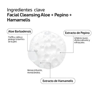Baukem Facial Cleansing Alóe + Pepino + Hamamelis 250ml