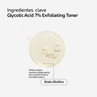 Baukem Glycolic Acid 7% Exfoliating Toner 250 ml