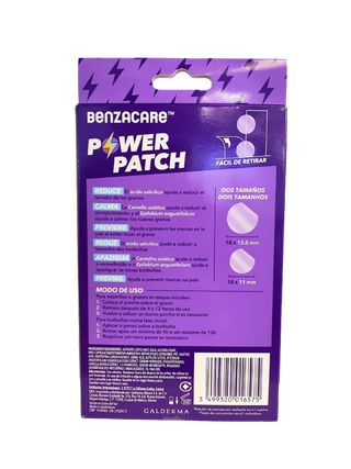 Benzacare Power Patch 3 en 1 36 parches