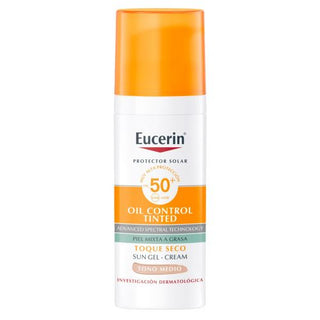 EUCERIN Sun Gel-Cream Oil Control Dry Touch Tono Medio FPS50+ 50 ml