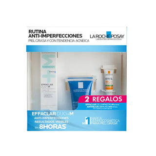 La Roche-Posay Kit Effaclar Duo+ M 40ml + Effaclar Gel 50ml + Anthelios Oil Control Fluido 3ml