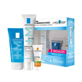 La Roche-Posay Kit Effaclar Duo+ M 40ml + Effaclar Gel 50ml + Anthelios Oil Control Fluido 3ml