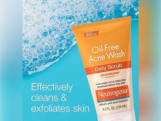 Neutrogena Oil-Free Acne Wash Daily Scub 124ml