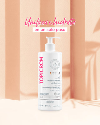 Topicrem Mela Leche Aclarante Ultra Hidratante 500ml