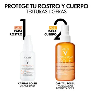 Vichy Agua Protectora Solar Luminosa FPS50 200ml