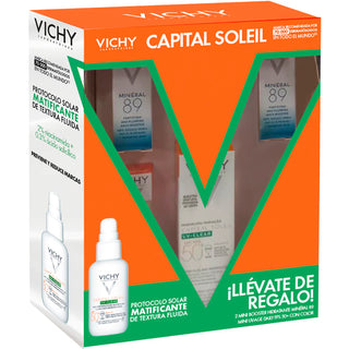 Vichy Kit Capital Soleil Matificante Verano