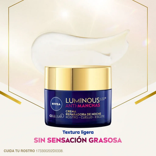 Nivea Luminous 630 Crema Reparadora De Noche 50ml