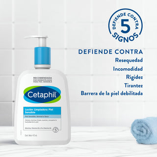 Cetaphil Loción Limpiadora Piel Sensible 473 ml