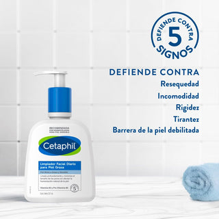 Cetaphil Limpiador Facial Diario Para Piel Grasa 473ml