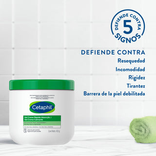 Cetaphil Gel Crema Calmante Con Aloe Vera 453gr