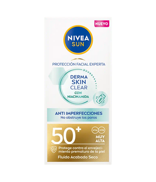 Nivea Fluido Facial Derma Skin Clear FP50+ 40ml