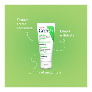 Cerave Limpiadora Crema-Espuma Hidratante Piel Normal A Seca 100ml