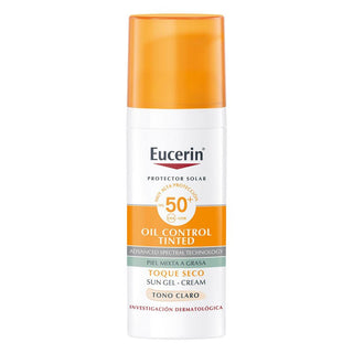 EUCERIN Sun Gel-Cream Oil Control Dry Touch Tono Claro FPS50+ 50 ml
