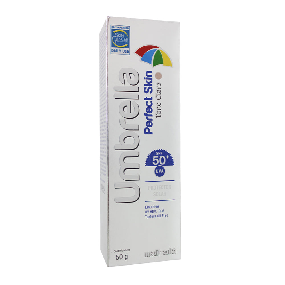 UMBRELLA PERFECT SKIN TONO CLARO FPS 50+   | 50 GRS